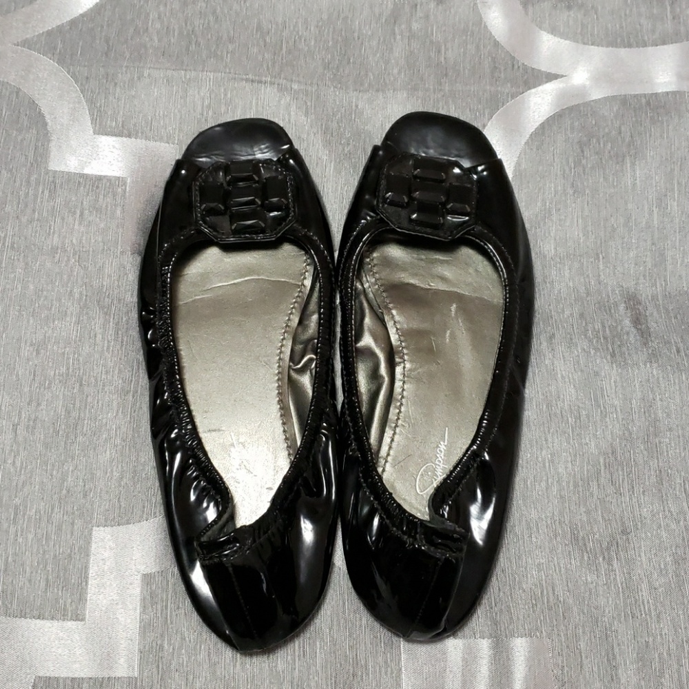 Jessica Simpson open toed flats